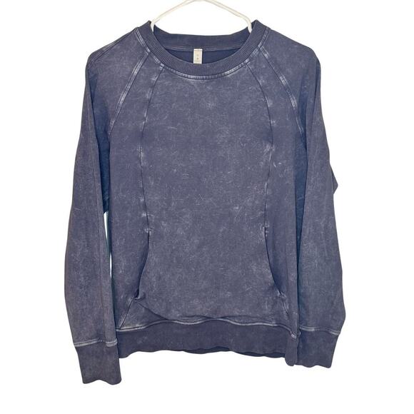 Lululemon Scuba Crew *Wash β Washed Purple Quartz β Size 8 β Comfy Chic π - Picture 4 of 11